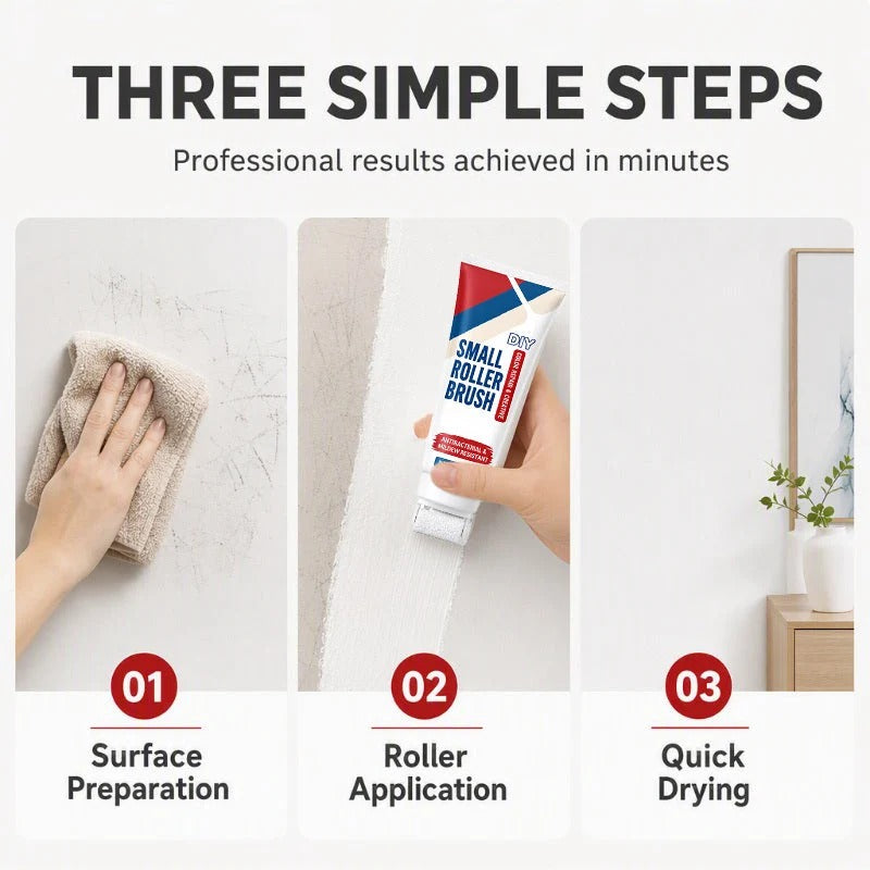🔥Last Day Buy 2 Get 1🔥All-in-One Wall Repair🪄 Roller for Easy Touch-Ups
