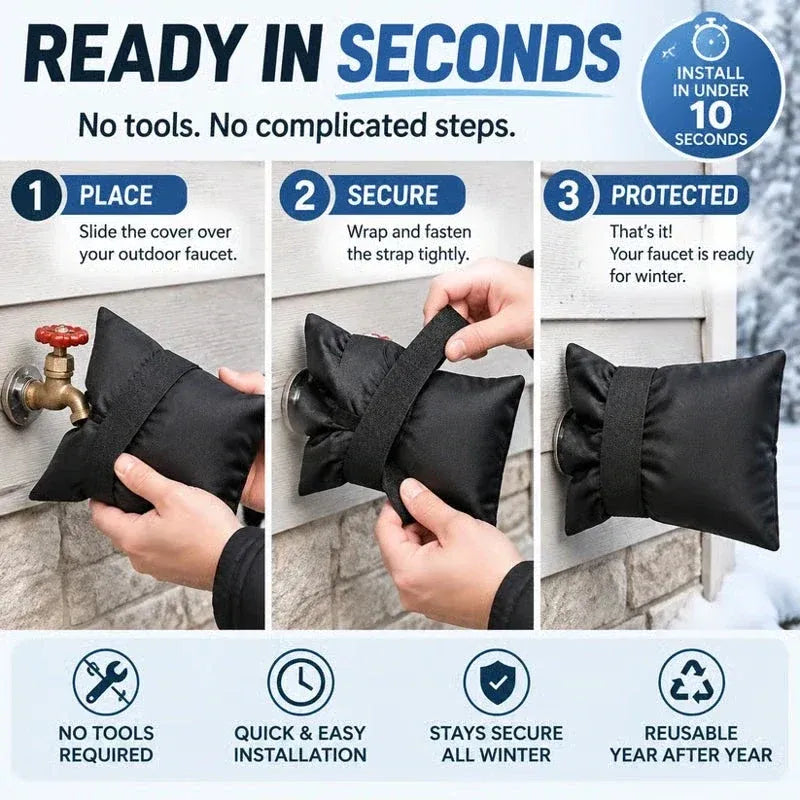 🔥🔥Last Day Buy 1 Get 1🔥Winter Insulated Outdoor Faucet Cover❄️