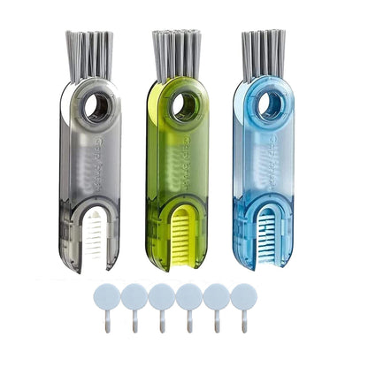 🔥Last Day Buy 1 Get 1 Free $8.99 Each🔥Multitrust 3 in 1 U Shaped Bottle Brush