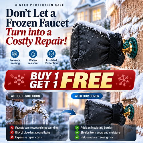 🔥Last Day Buy 1 Get 1🔥Winter Insulated Outdoor Faucet Cover❄️