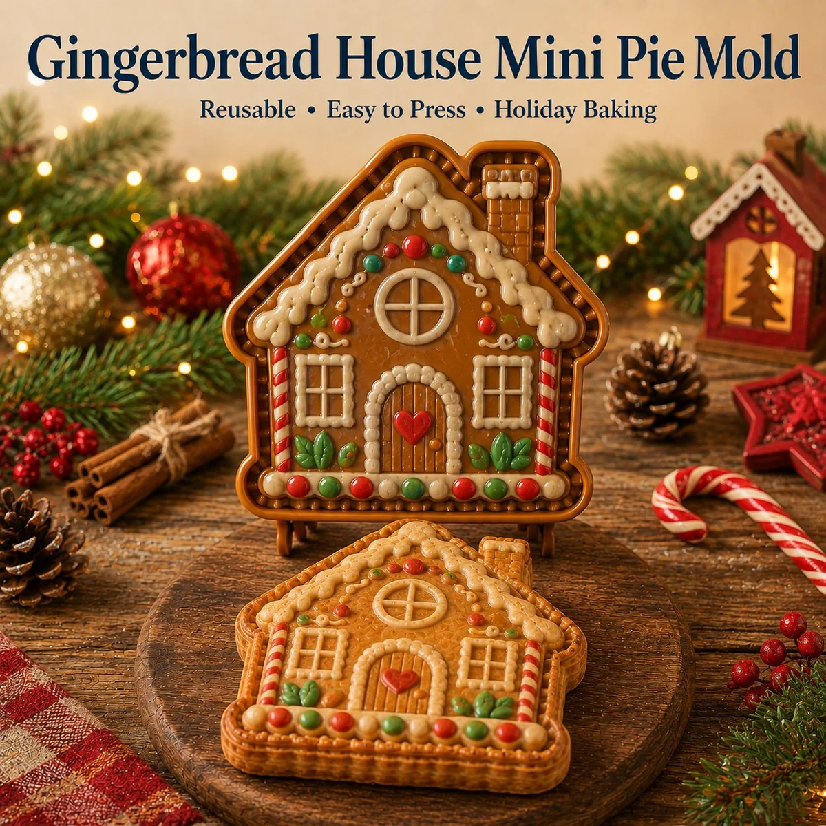 🔥All set boxes Only $5.62 Last Day Promotion!✨ 🎄16-Design Christmas Mini Pie Mold Collection 🥧