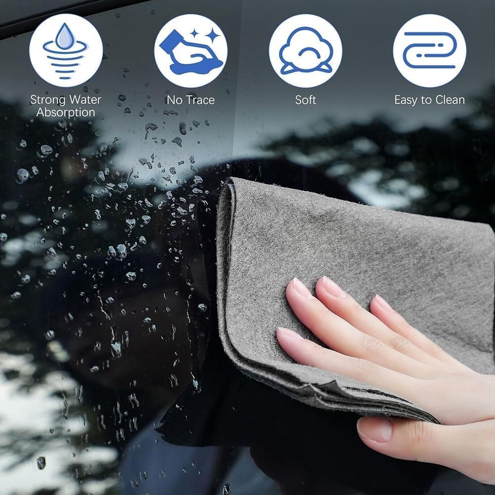 🔥Last Day Only $1.99 Each🔥Streak-Free Microfiber Cloth – Ultra-Absorbent 11.8" × 11.8" Lint-Free Cleaner