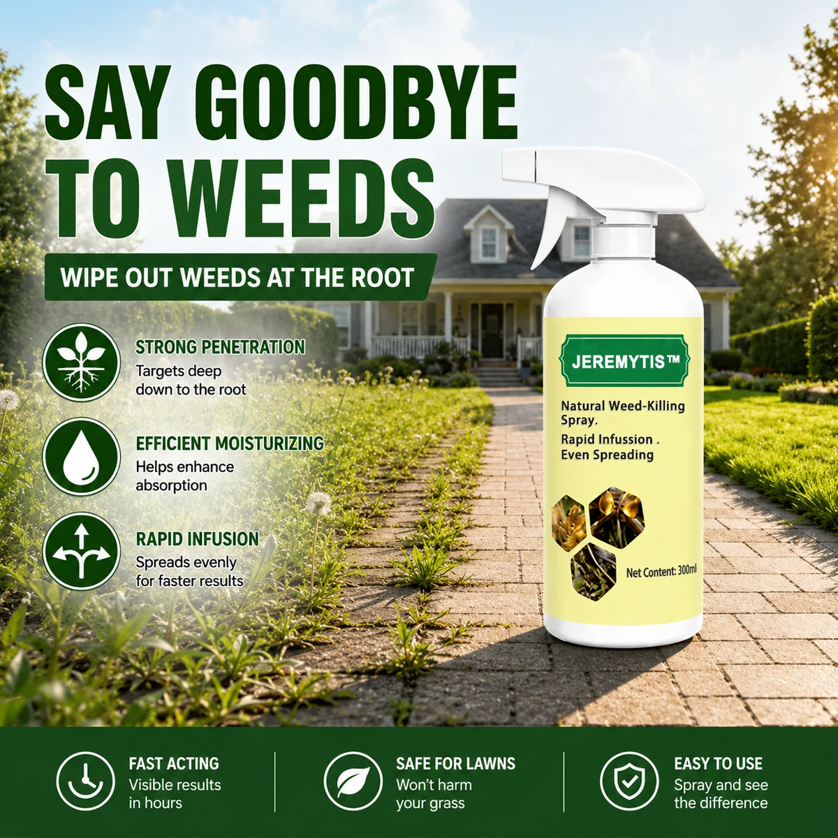 🔥Last Day 49% off🔥JEREMYTIS™Fast-Acting Natural Herbicide Spray🌿