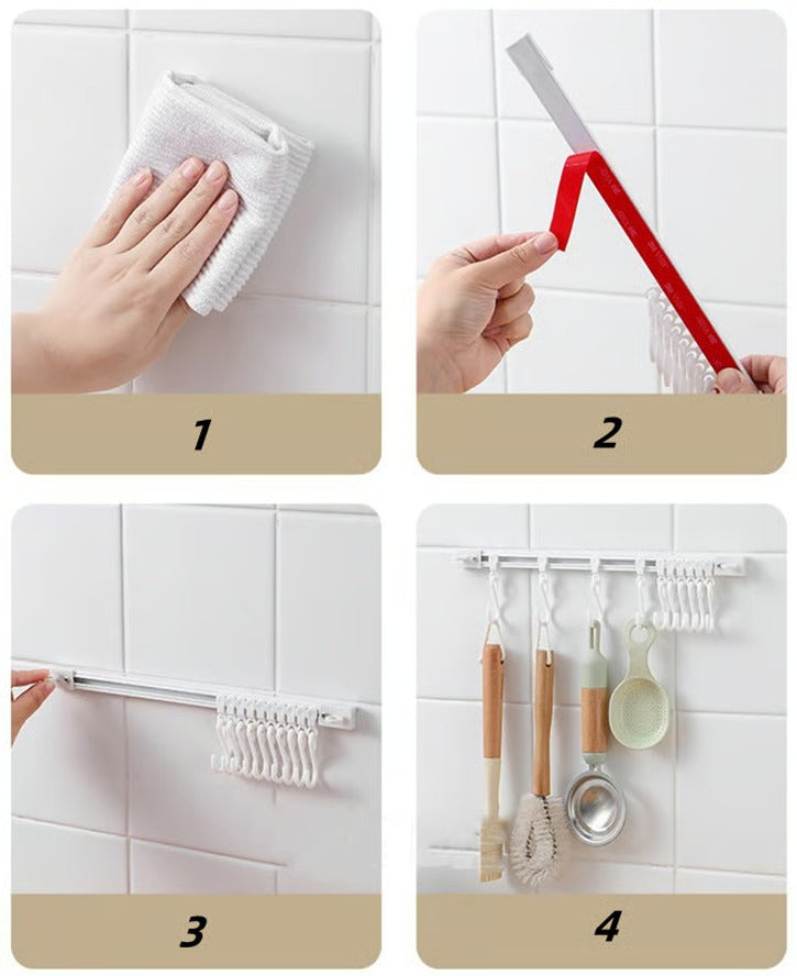 🔥Last Day Buy 2 Get 1🔥Space-Saving Wall-Mounted Sliding Rail Bracket🏠