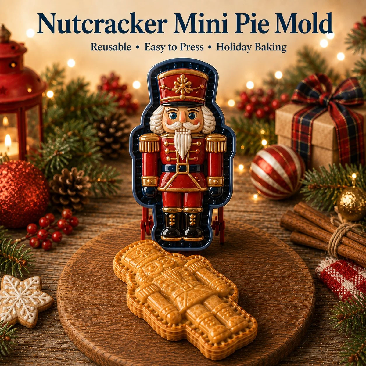 🔥All set boxes Only $5.62 Last Day Promotion!✨ 🎄16-Design Christmas Mini Pie Mold Collection 🥧