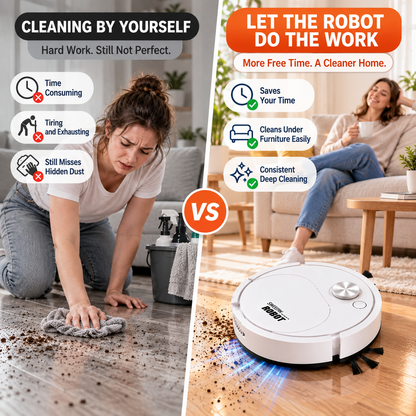 🔥Last Day 49% off🔥2-in-1 Robotic Vacuum & Mop Cleaner🧹