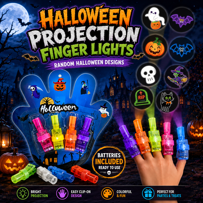 🔥Last Day Buy 1 Get 1🔥👻🦇Halloween Finger Projector Lights🕷️🕸️