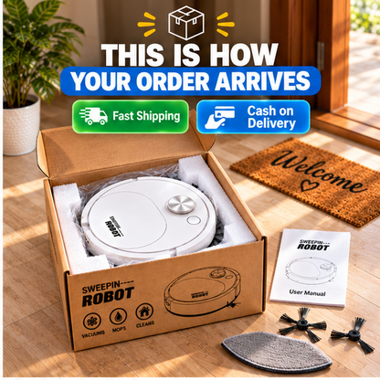 🔥Last Day 49% off🔥2-in-1 Robotic Vacuum & Mop Cleaner🧹