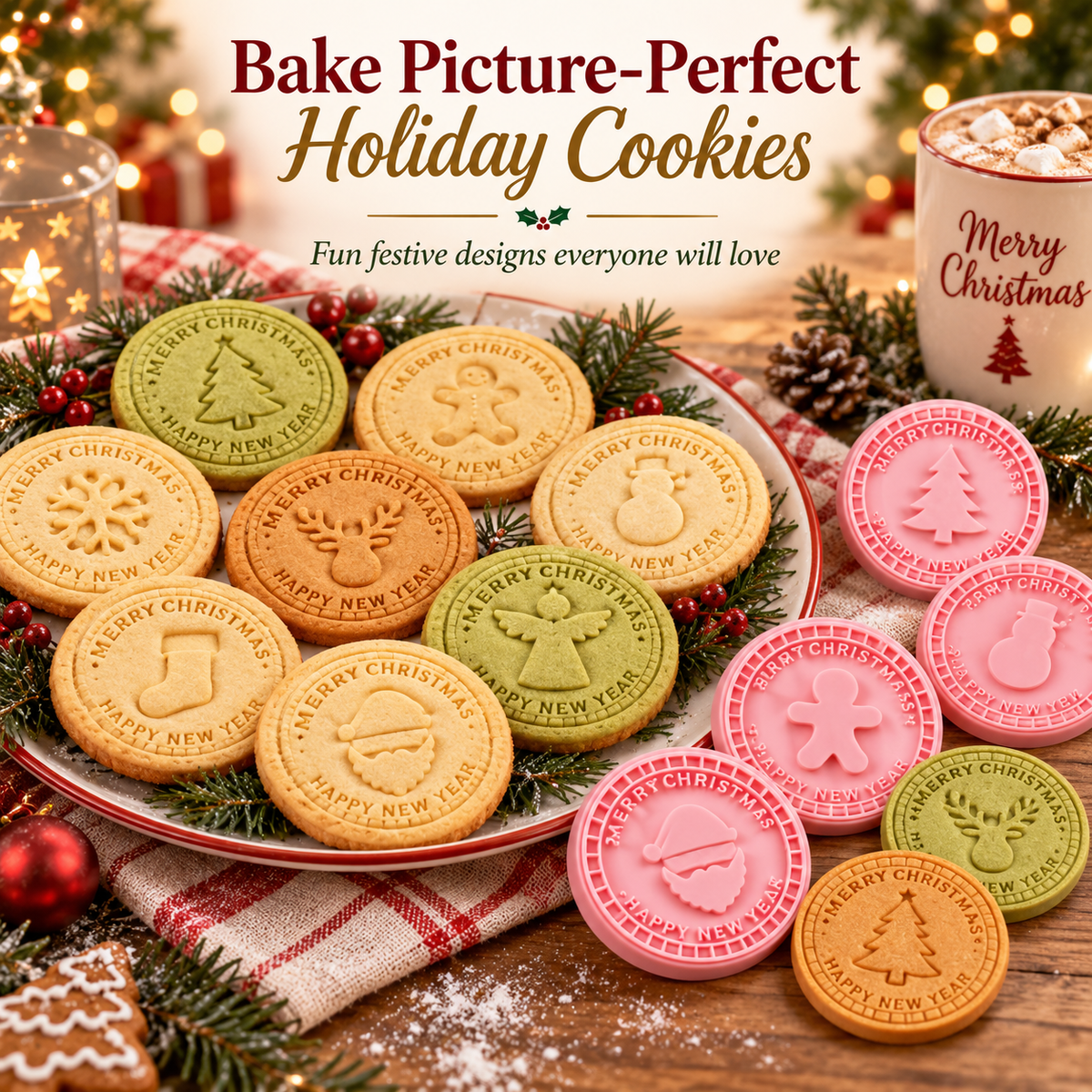 🔥Last Day 49% off🔥Christmas Jar-Shaped Sandwich Cookie Cutter