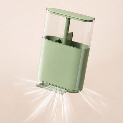 Wall-Mounted Lift-Up Utensil Organizer