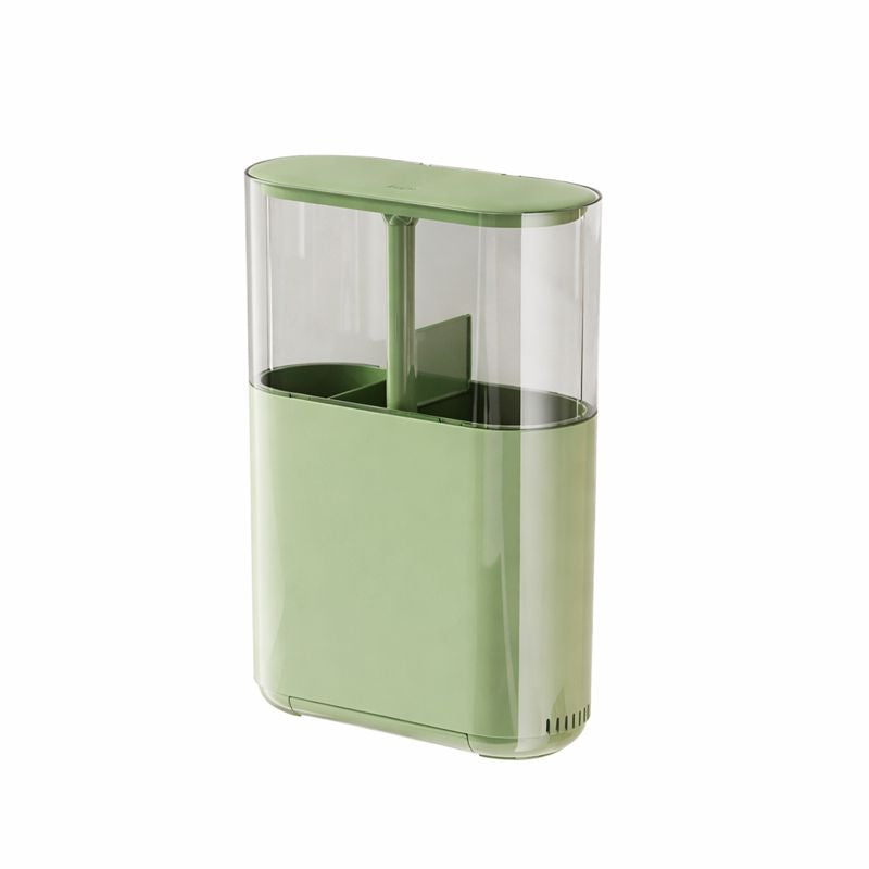 Wall-Mounted Lift-Up Utensil Organizer