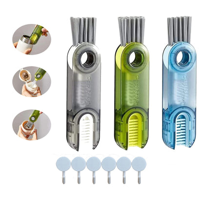 🔥Last Day Buy 1 Get 1 Free $8.99 Each🔥Multitrust 3 in 1 U Shaped Bottle Brush