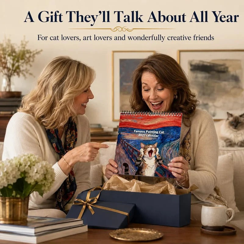 2027 cat calendar gift for cat lovers