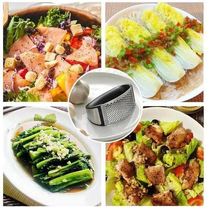 🔥Last Day Buy 1 Get 1 Free $9.99 Each🔥430 Stainless Steel Ring Garlic Press