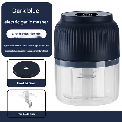 🔥Last Day To Buy 3 For $15.99 Each - Electric Garlic Chopper, Mini Portable Veggie Cutter