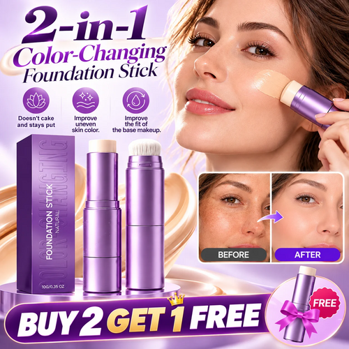 🔥Limited-Time Offer🔥2 in-1 Color-Changing Foundation Stick✨✨