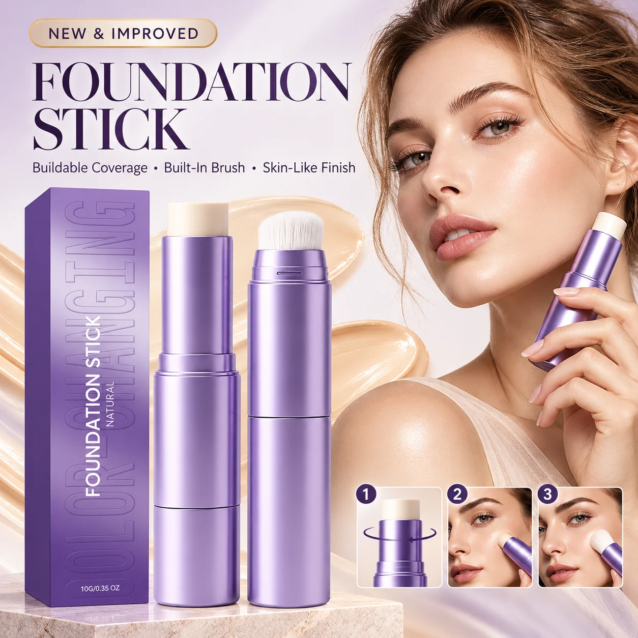 How to use JEREMYTIS foundation stick