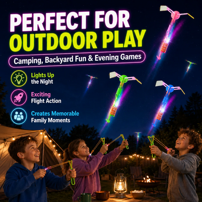🔥Last Day Buy 6 Get 6🔥Children's Glow-in-the-Dark Arrow Slingshot🌠