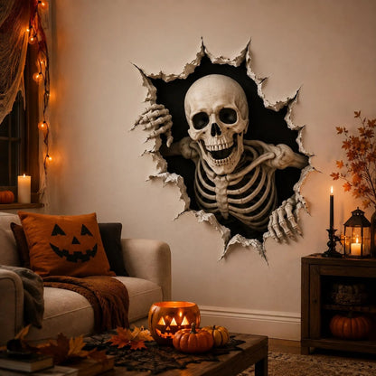 🔥Last Day Buy 1 Get 1🔥Haunted Breakthrough 3D Halloween Wall Art Decal
