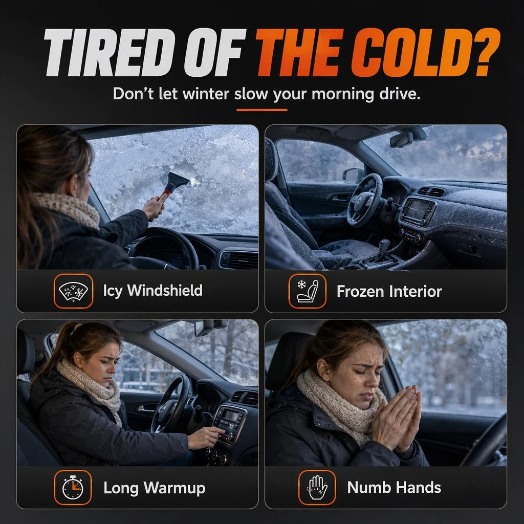 🚗 Portable Car Heater 12V/24V – A Warmer Car & Clearer Windshield This Winter ❄️
