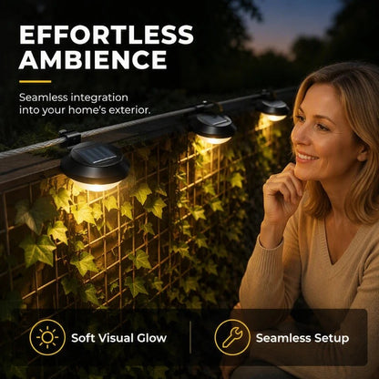 🔥Last Day Buy 2 Get 1🔥 Solar LED Gutter Wall Light | Outdoor Accent☀️