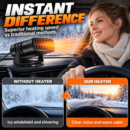 🚗 Portable Car Heater 12V/24V – A Warmer Car & Clearer Windshield This Winter ❄️
