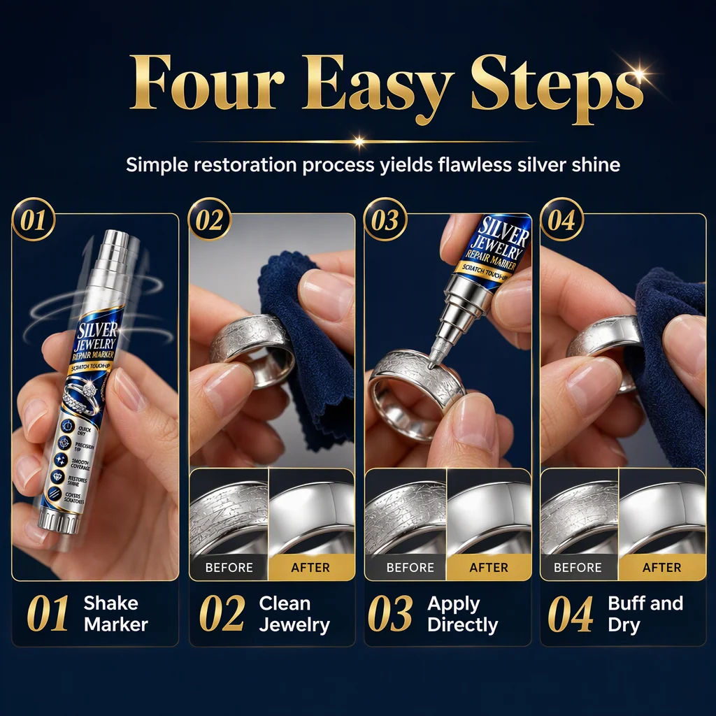🔥🔥Last Day Buy 1 Get 1🔥Precision Jewelry Scratch Repair & Touch-Up Pen
