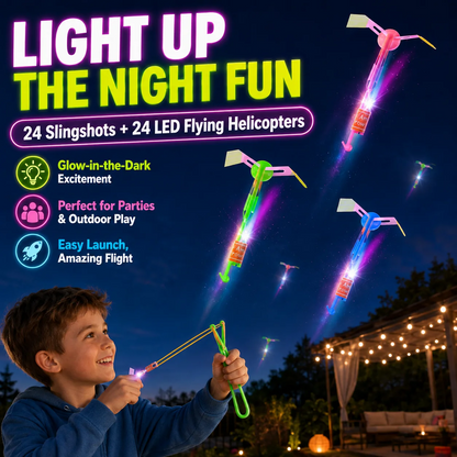 🔥Last Day Buy 6 Get 6🔥Children's Glow-in-the-Dark Arrow Slingshot🌠