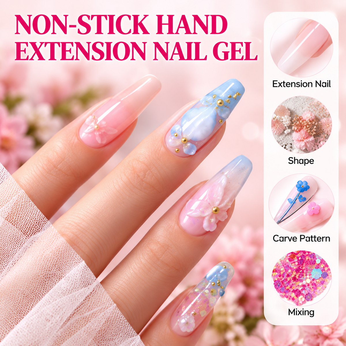 💅 Fast Nail Building – Create Nail Extensions & 3D Designs 🎨