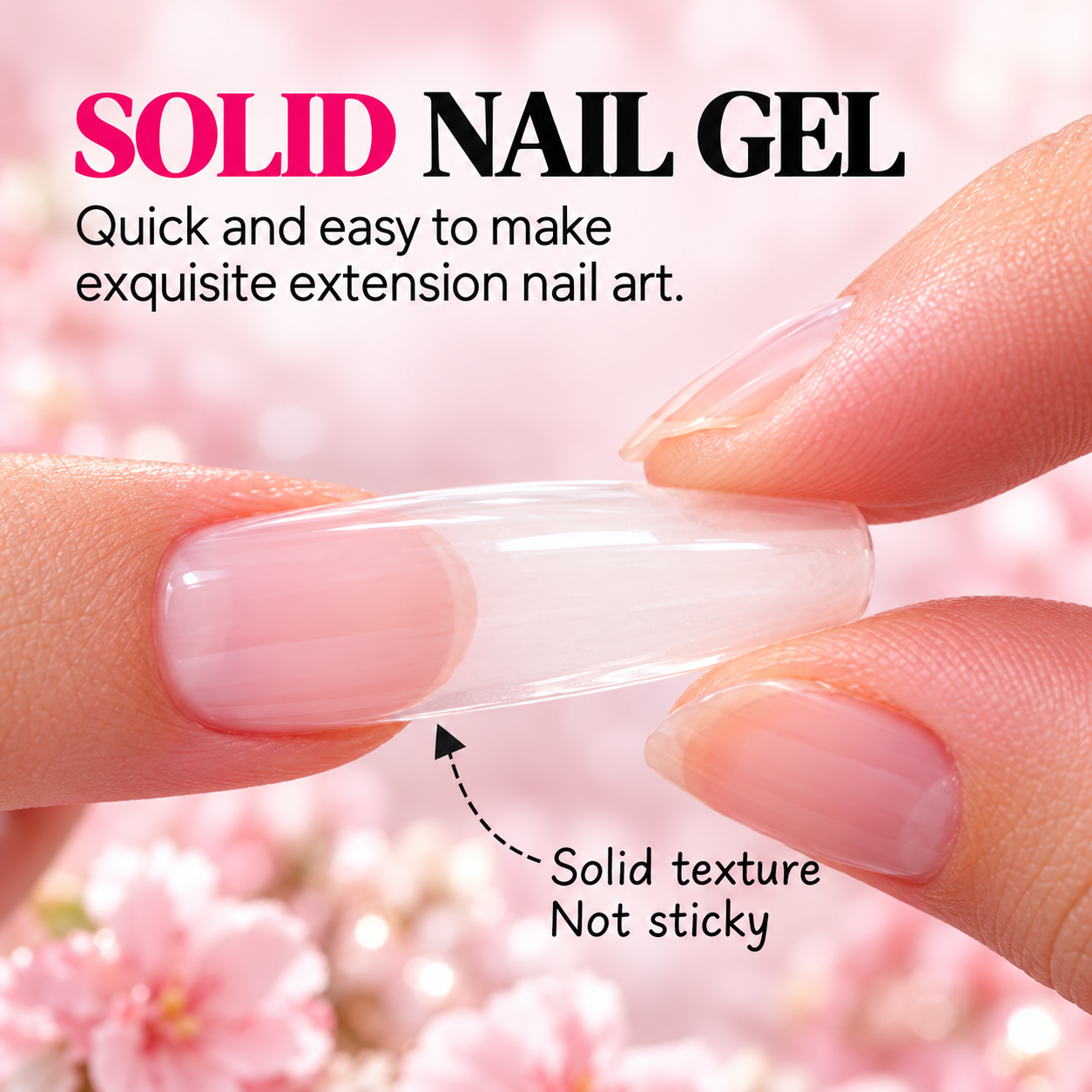 Solid builder gel texture