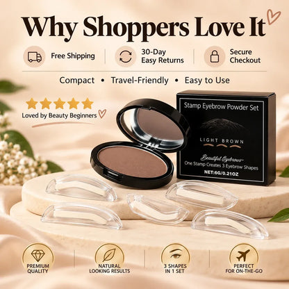 JEREMYTIS™Waterproof Eyebrow Stamp Kit ✨