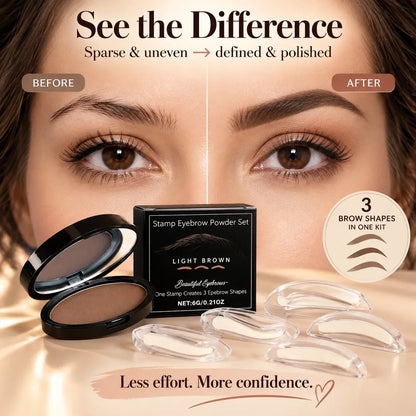 JEREMYTIS™Waterproof Eyebrow Stamp Kit ✨